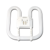Compact Fluorescent DD Lamp 4 pin 28 watt White 835