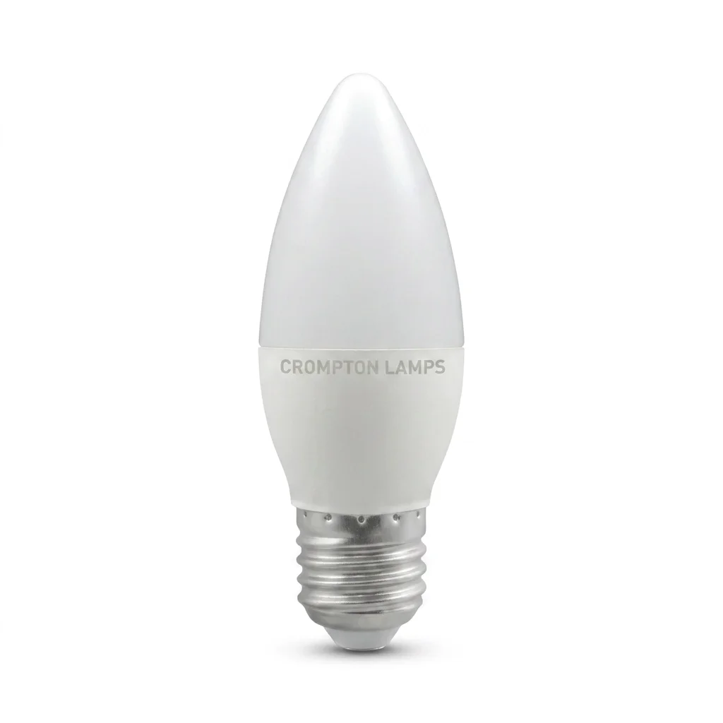 Crompton 4.2W 26-27mm ES/E27 LED Candle Very Warm White (827) Non-Dimmable - 40W Equivalent