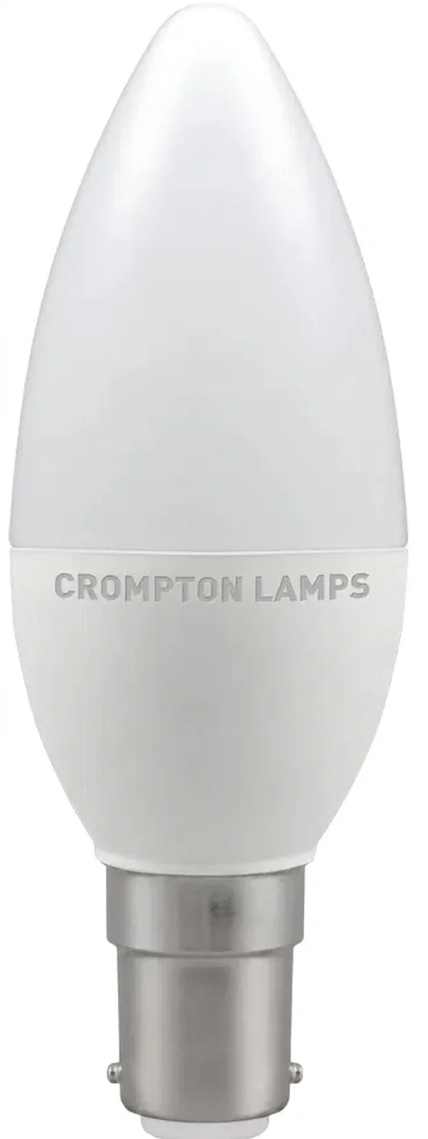10 Pack Crompton 5.5W SBC LED Candle Bulb, Very Warm White, 40W Incandescent Equivalent