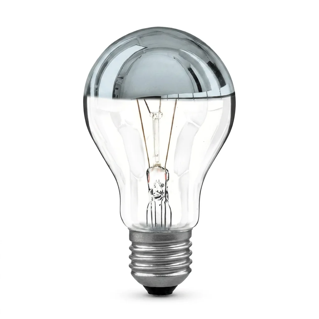 100W Incandescent GLS 26-27mm ES/E27 Silver