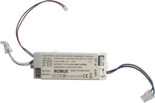 Robus | Golf Modular 1W 3 Hour Plug In Emergency Pack with LifePO4 This is a Product image