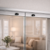 Discreet miniature recessed double door sensor