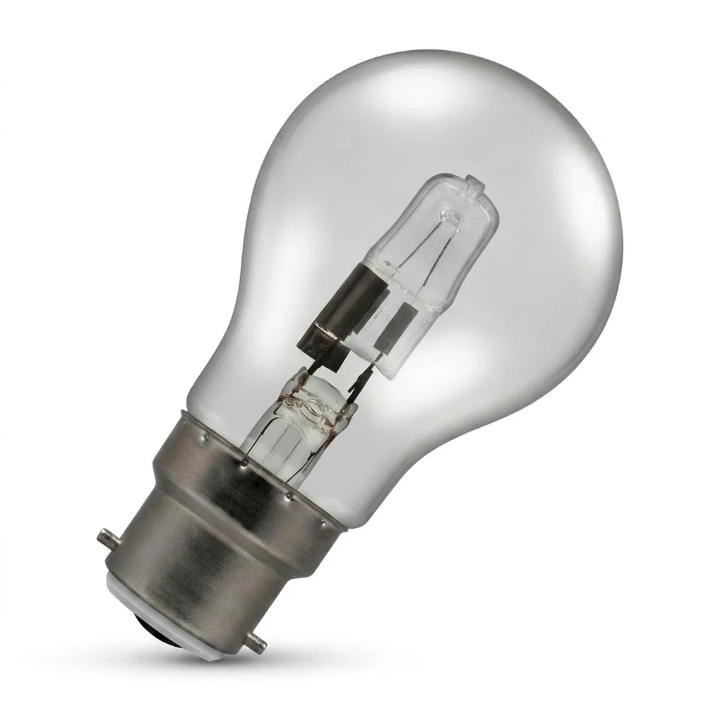 28W Energy Saving Halogen GLS BC Bulb 40W Equivalent Warm