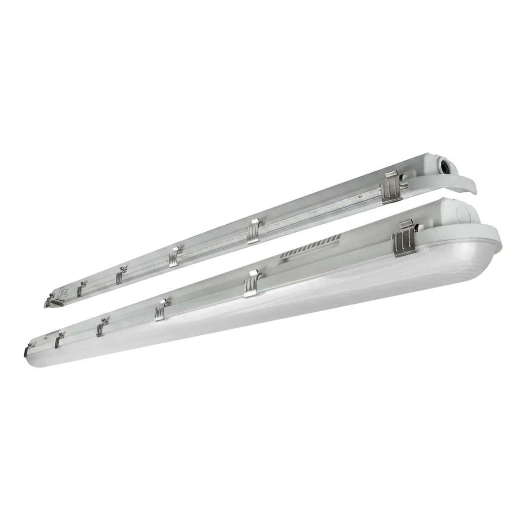 ENER-J Non Corrosive Waterproof Fitting 1.2M 40W 120 Lumens Per Watt 4000K, White