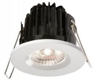 FireKnight IP65 7W LED COB Warm White Fire-Rated Downlight