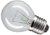 This is a 60W 26-27mm ES/E27 Golfball bulb that produces a Clear light which can be used in domestic and commercial applications