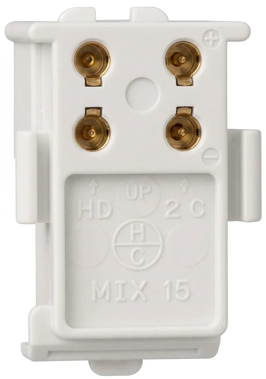 Grip Fix GB1685 2D Lampholder, 4 Pin GR10q Cap, for Fluorescent Lamps