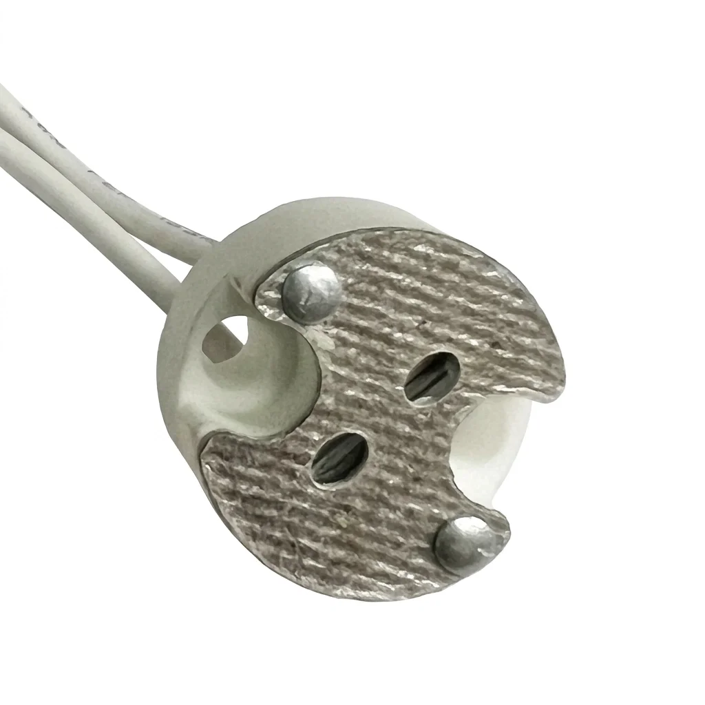 GX6.35 Lamp Holder for MR16 Dichroic Lamps - 2 Pin Cap Base