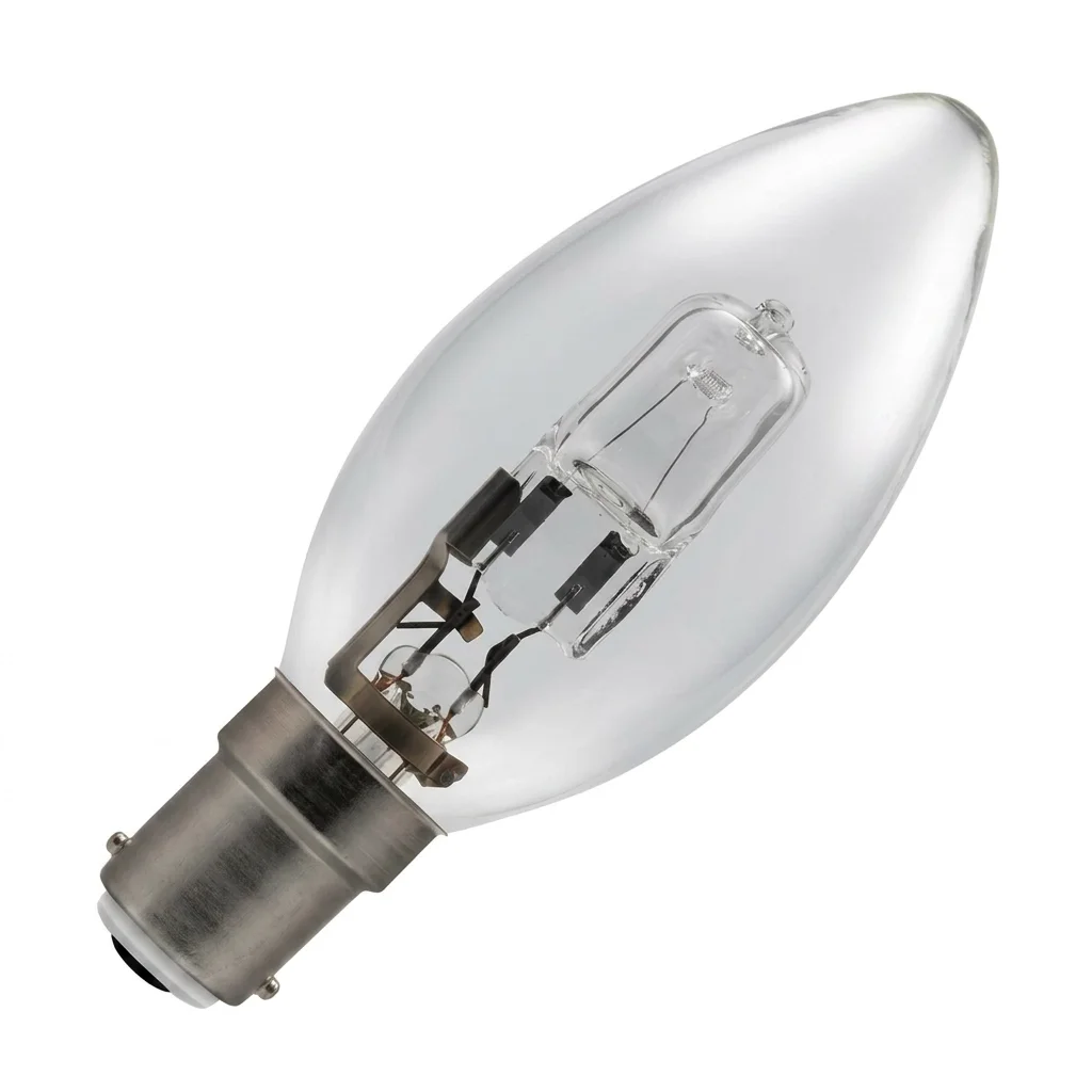 18W Halogen Candle Bulb SBC 25W Equivalent Warm Dimmable