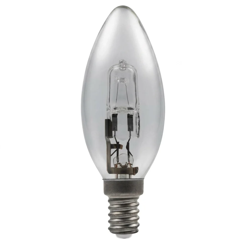 42W Energy Saving Halogen Candle SES Bulb 55W Equivalent