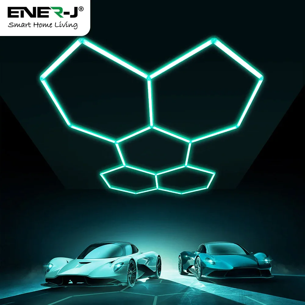 150W Car Showroom Light (24pcs), PC T5 Tubes, RGB with Remote
