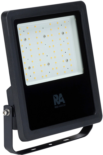 Red Arrow Jupiter 110-277v IP65 50W Symmetrical Die-Cast Aluminium Floodlight 4000K With Photocell This is a Product image