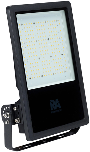 Red Arrow Jupiter 110-277v IP65 180W Symmetrical Die-Cast Aluminium Floodlight 4000K With Photocell This is a Product image
