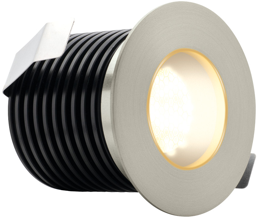 ALL LED Marine 3W 4000K Stainless Steel 316L LED IP67 Baffle Honeycomb Ground Light