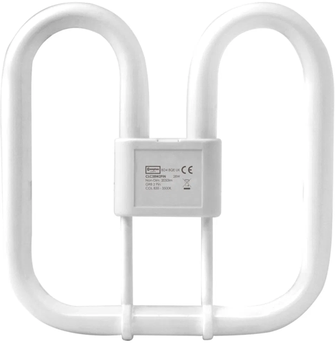 Crompton Compact Fluorescent DD Lamp 2 Pin 28 Watt White 835 This is a Product image