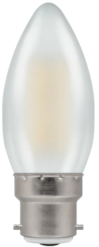 Crompton LED 4W Frosted Filament Candle BC Warm White (40W Alternative) This is a Product image