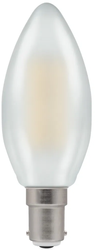 Crompton LED 5W Frosted Filament Dimmable Candle SBC Warm White (40W Alternative) This is a Product image