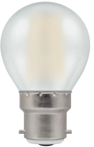 Crompton LED 5W Frosted Filament Dimmable Round BC Warm White (40W Alternative) This is a Product image