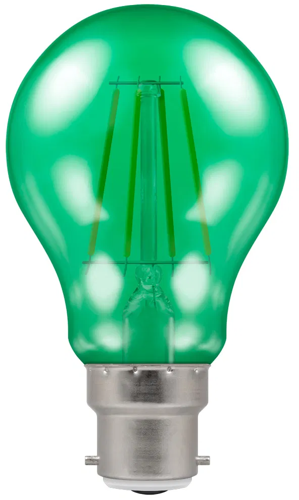 Crompton 4.5W BC GLS LED Filament Bulb Green (25 Watt Alternative) This is a Product image