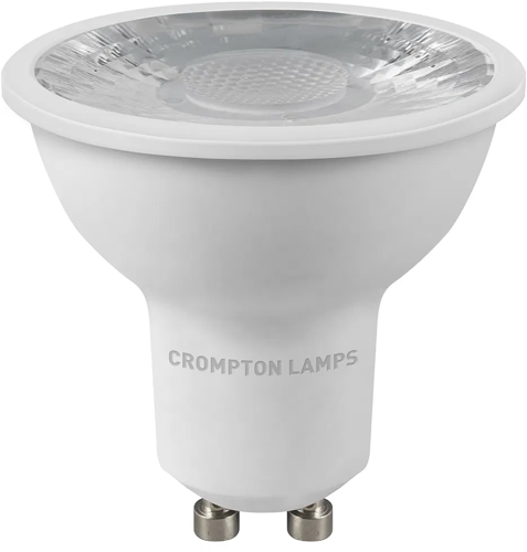 Crompton LED 5w Thermal Plastic Dimmable GU10 Warm White - 3000K (50W Alternative) This is a Product image
