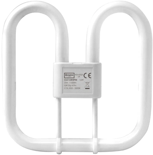 Crompton Compact Fluorescent DD Lamp 4 Pin 16 Watt White 835 This is a Product image