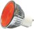 This is a 6 W GU10 Reflector/Spotlight bulb that produces a Red light which can be used in domestic and commercial applications