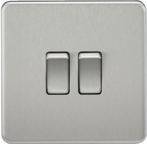 Knightsbridge Blende 6 W, Poliertes Chrom – Für LED-Panel, Magnetisch, Einfache Montage