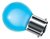 This is a 1W 22mm Ba22d/BC Golfball bulb that produces a Blue light which can be used in domestic and commercial applications