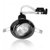 This is a Black Chrome finish light fitting that has a diameter of 85 mm and takes a 2 Pin light bulb produced by MiniSun