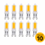 Pack of 10x 2 Watt G9 LED Capsule (Warm White) (25 Watt Alternative)