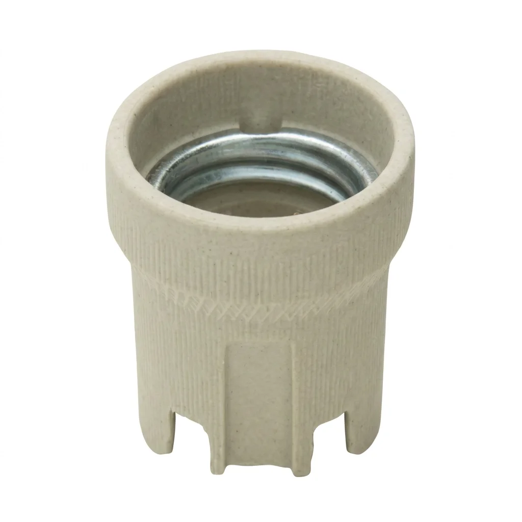 Porcelain E27 ES Screw Lampholder