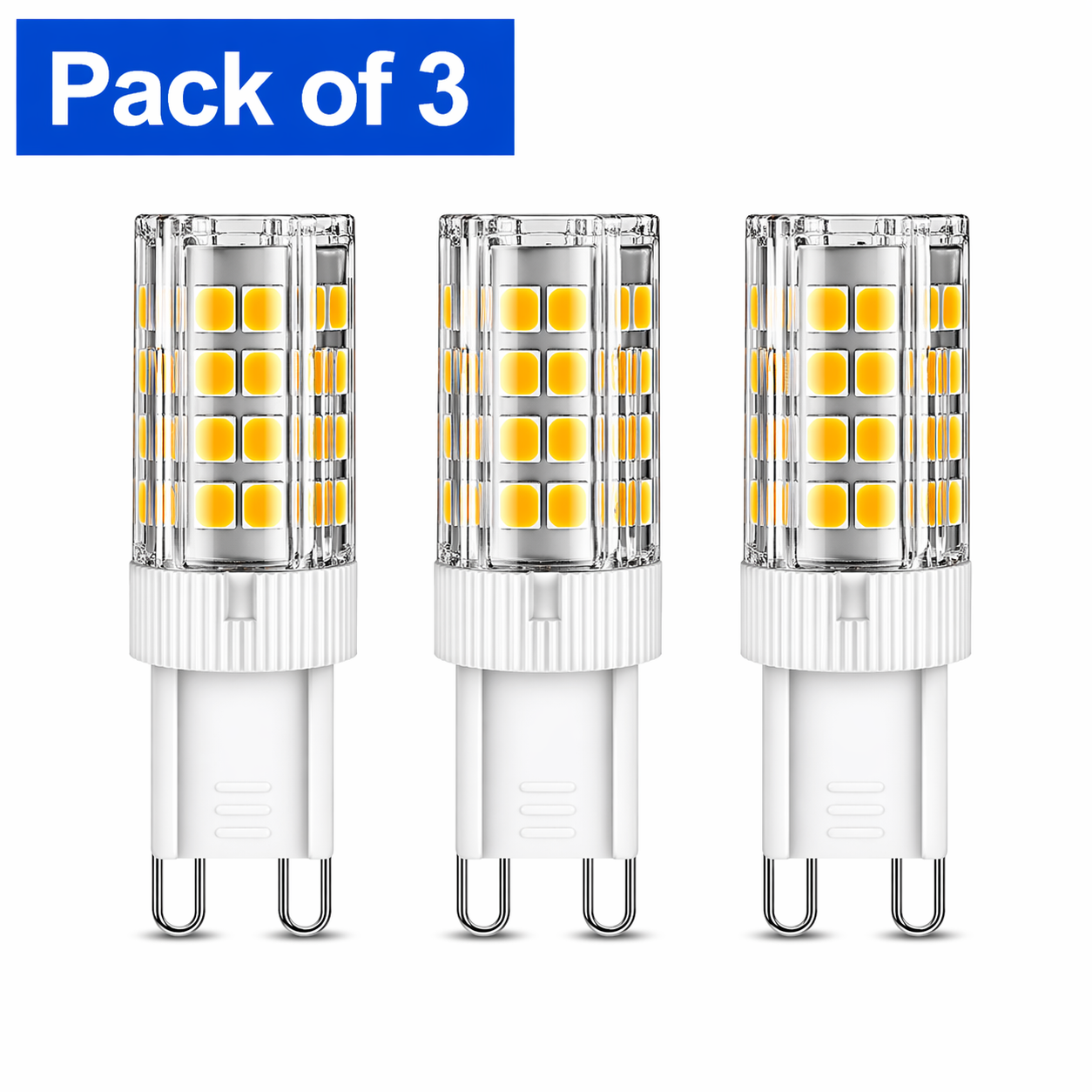 Prolite 3 Pack Dimmable LED G9 3.5W Capsule - 35W Equivalent Daylight
