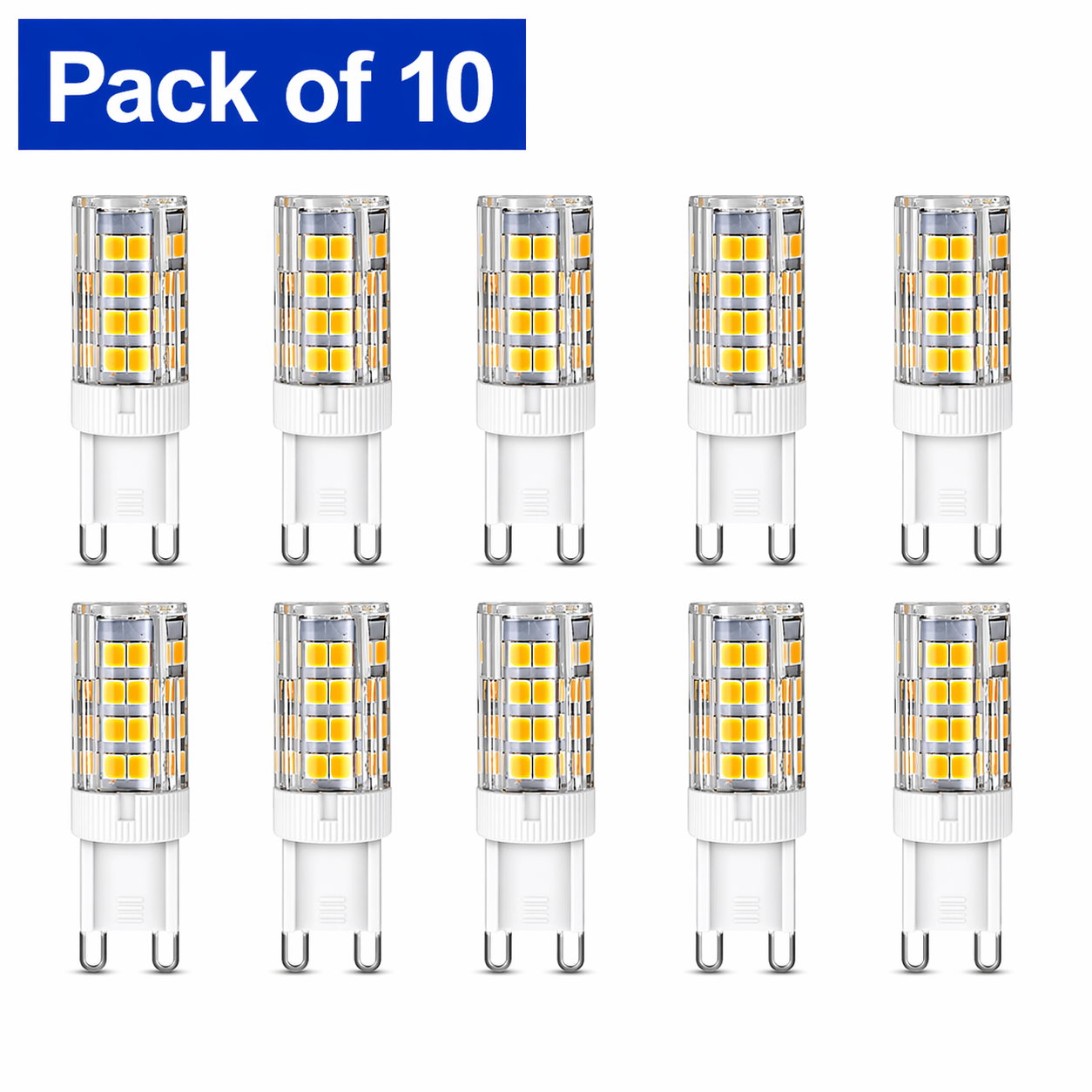 10 Pack Prolite Dimmable LED G9 Bulb 3.5W Daylight (35W Equivalent)