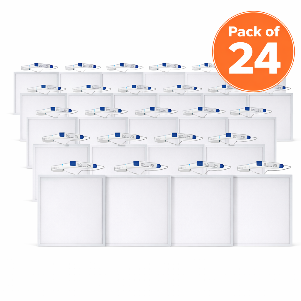 24 Pack V-TAC Backlit LED Panel IP20 Flame Resistant 600 x 600mm 36W 4320lm 6500K (5 Year Warranty)