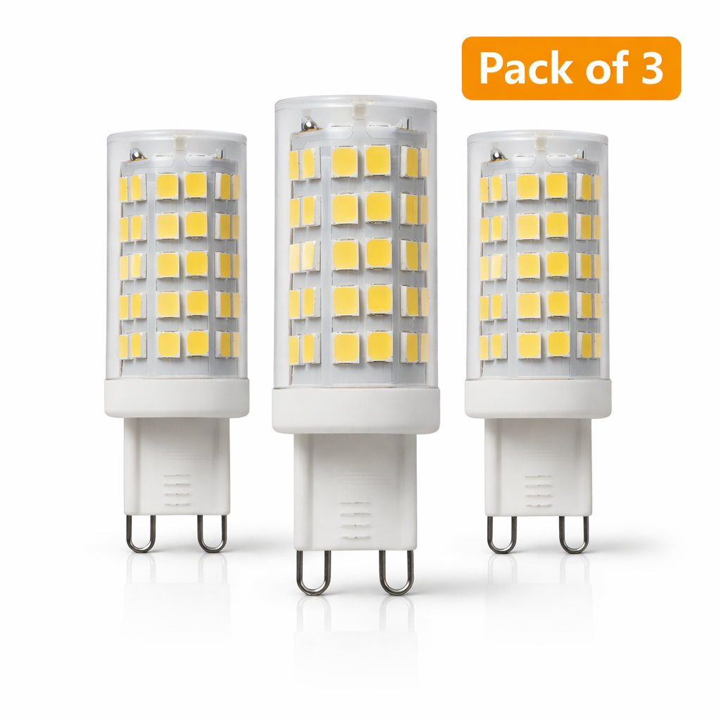 3 Pack Knightsbridge Dimmable LED G9 4W Cool White 25W Alternative
