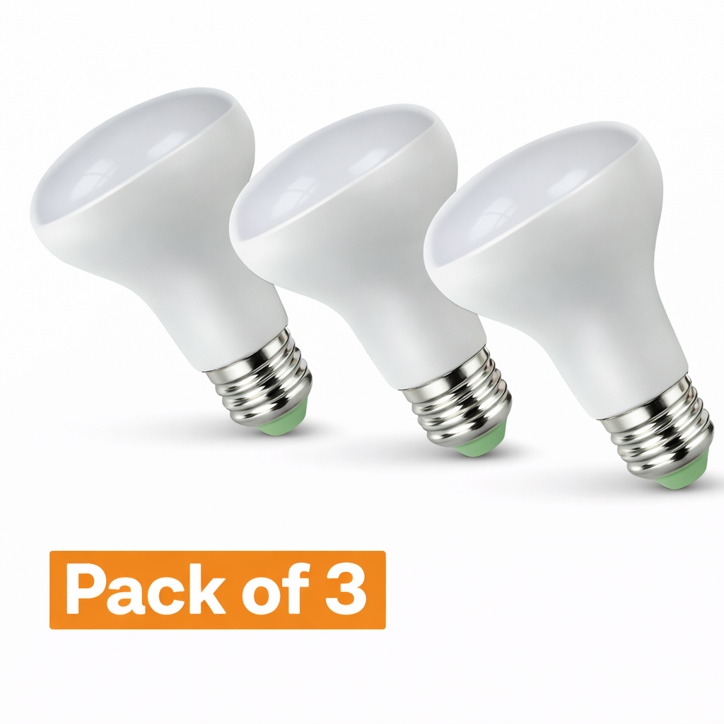 3 Pack Prolite 8W R63 ES LED Warm White Reflector Bulb (75W Incandescent Equivalent)