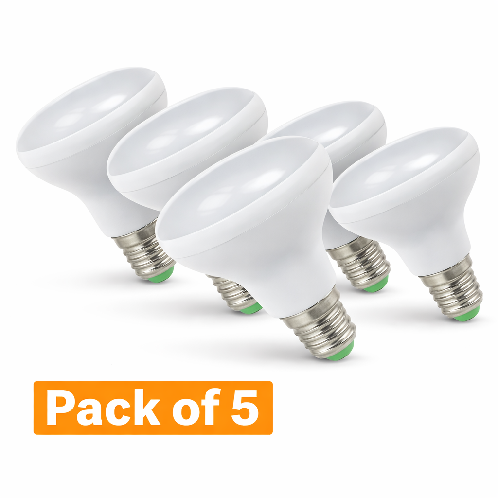 5 Pack Prolite 5W R50 SES E14 LED Reflector Bulb - 6000K Daylight (40W Equivalent)