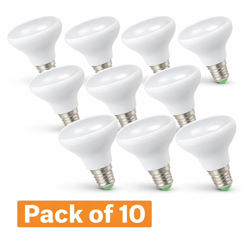 10 Pack Prolite 5W R50 E14 LED Reflector Bulb - 6000K Daylight (40W Equivalent)