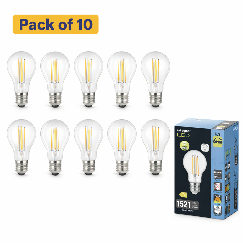 Integral 12W E27 LED Candle Very Warm White (827) Non-Dimmable - 75W Equivalent