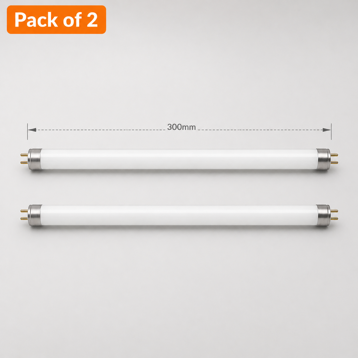 2 Pack Philips 8W UV Fly Killer T5 300mm Tube