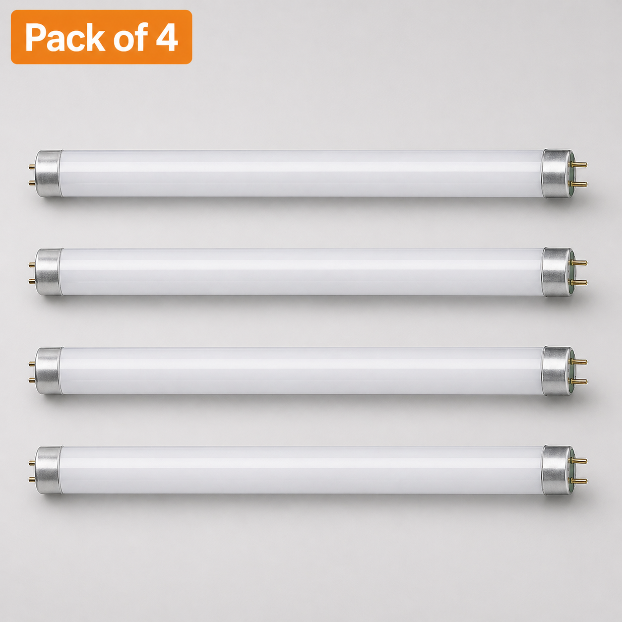 4 Pack Philips 18W 24" T8 UV Fly Killer Tubes - 600mm Shatter-proof