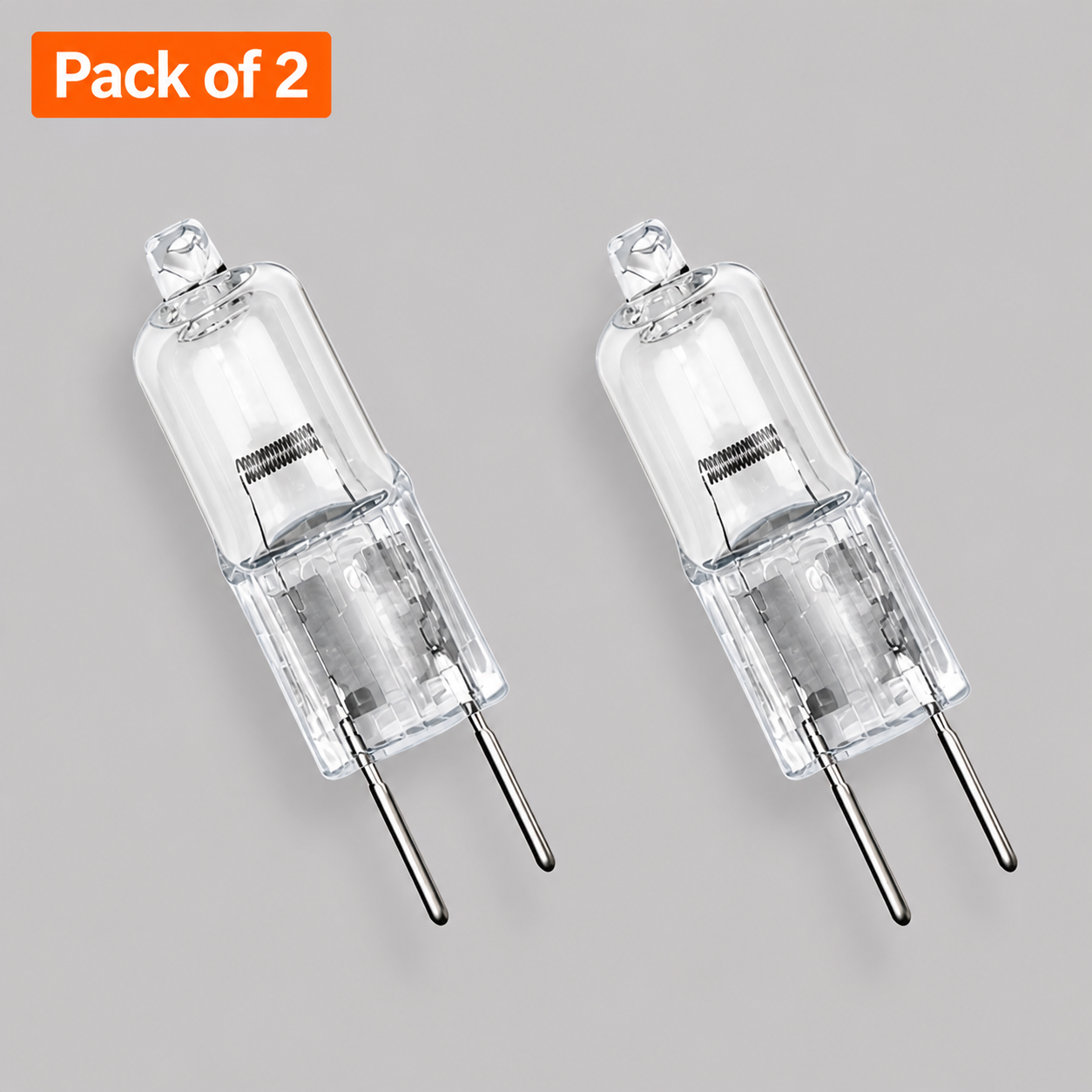 2 Pack Leading Brand 10W 12V Halogen G4 Capsule Lamp