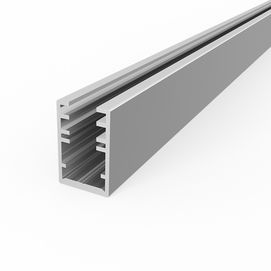 2m Silver Anodised LED Profile White P10-4 (19.3mmx12.5mm)
