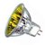 This is a 35W GX5.3/GU5.3 Reflector/Spotlight bulb that produces a Yellow light which can be used in domestic and commercial applications