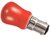 This is a 15W 15mm Ba15d/SBC Pygmy bulb that produces a Red light which can be used in domestic and commercial applications