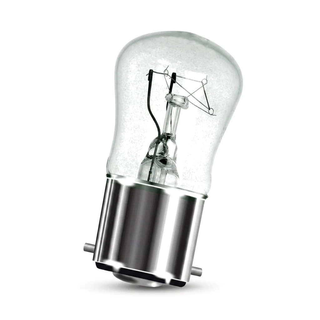 25W Incandescent Pygmy 22mm Ba22d/BC Clear