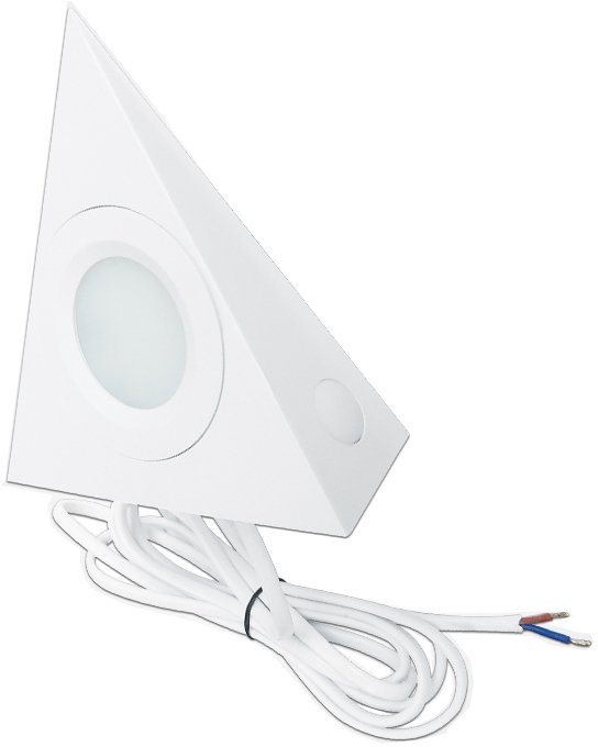 Triangular Eterna 2W Warm White Under Cabinet Light Fitting