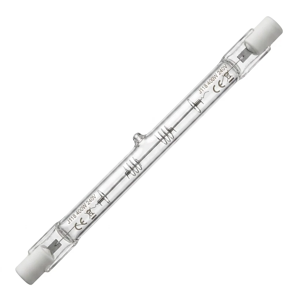 150W Halogen Linear R7s Lamp 240V 118mm Warm