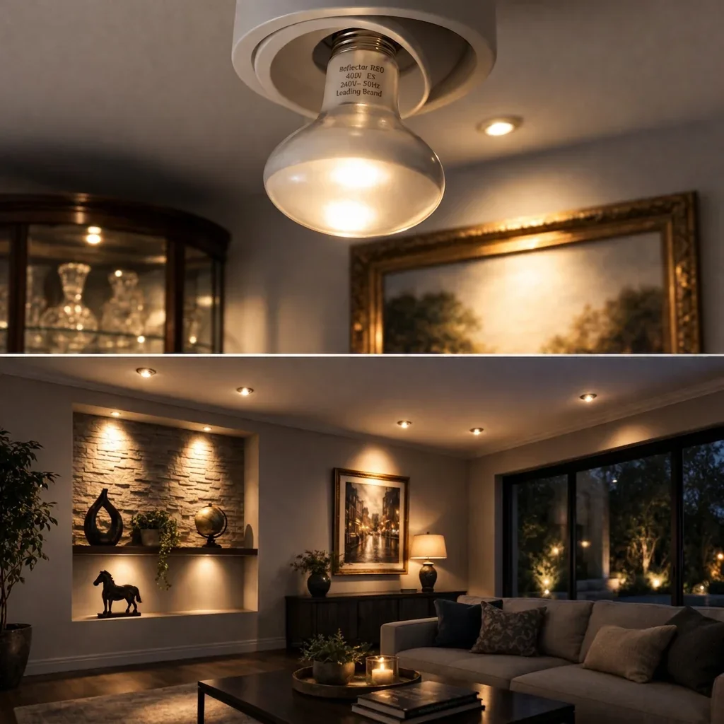 Reflector R80 40W ES Diffused Warm White Incandescent Bulb
