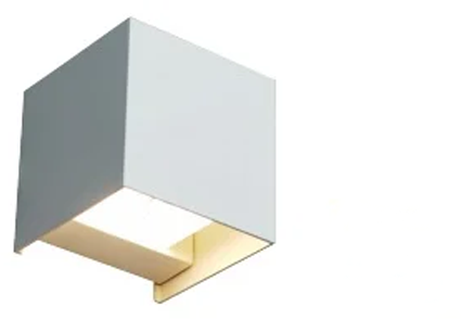 ALL LED Morph 11W IP65 Colour Selectable White Square Up Down Wall Luminaire